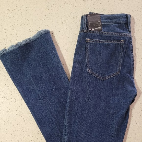 Gap 1969 Original Summer Flare Frayed Jeans 24r - Picture 2 of 6